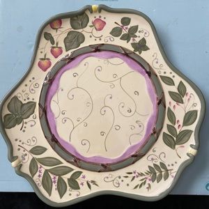 Partylite serving platter w/box